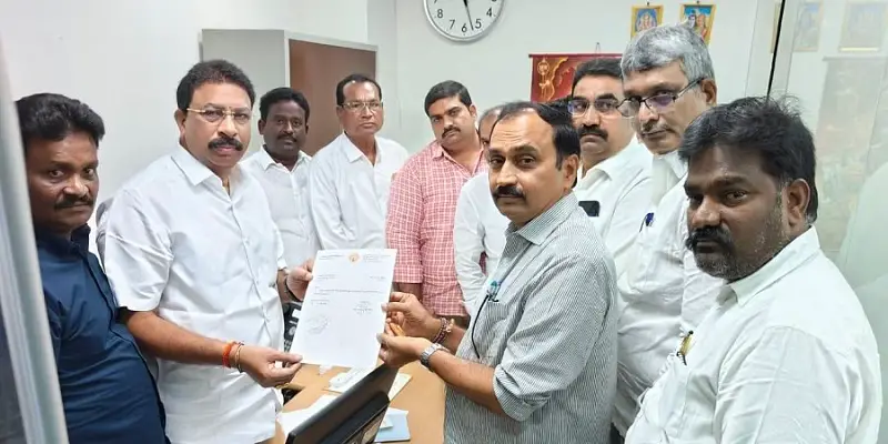 alla ramakrishna reddy ysrcp party resignation letter