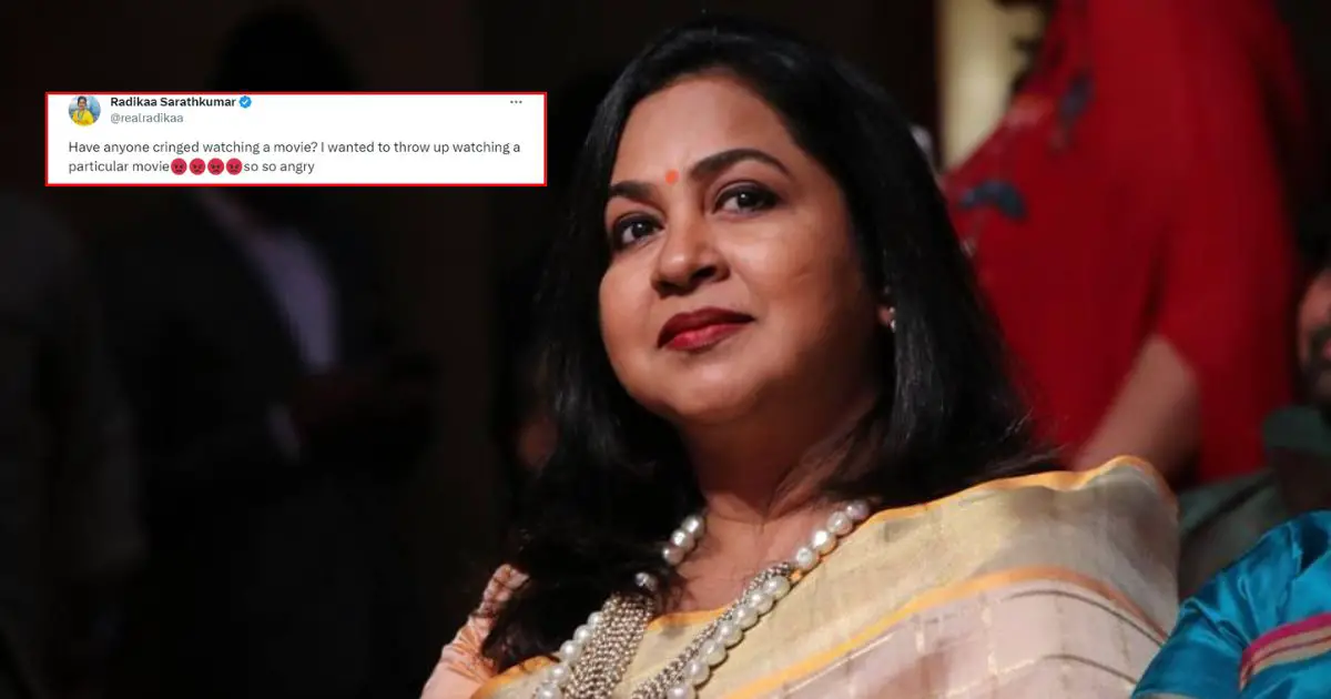 radhika sarathkumar tweet about a movie