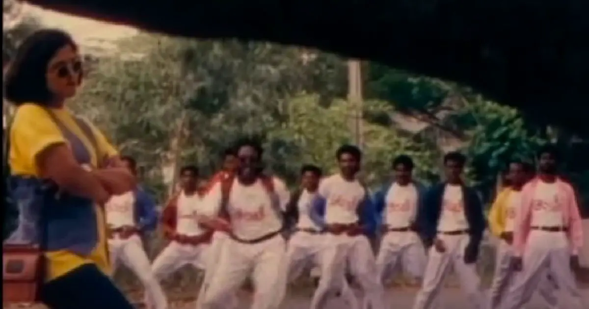 did you observe this choreographer in jayasudha aunty song
